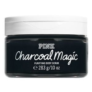 Pink Victoria Secret VS Charcoal Magic Purifying Body Scrub Discontinued NWT